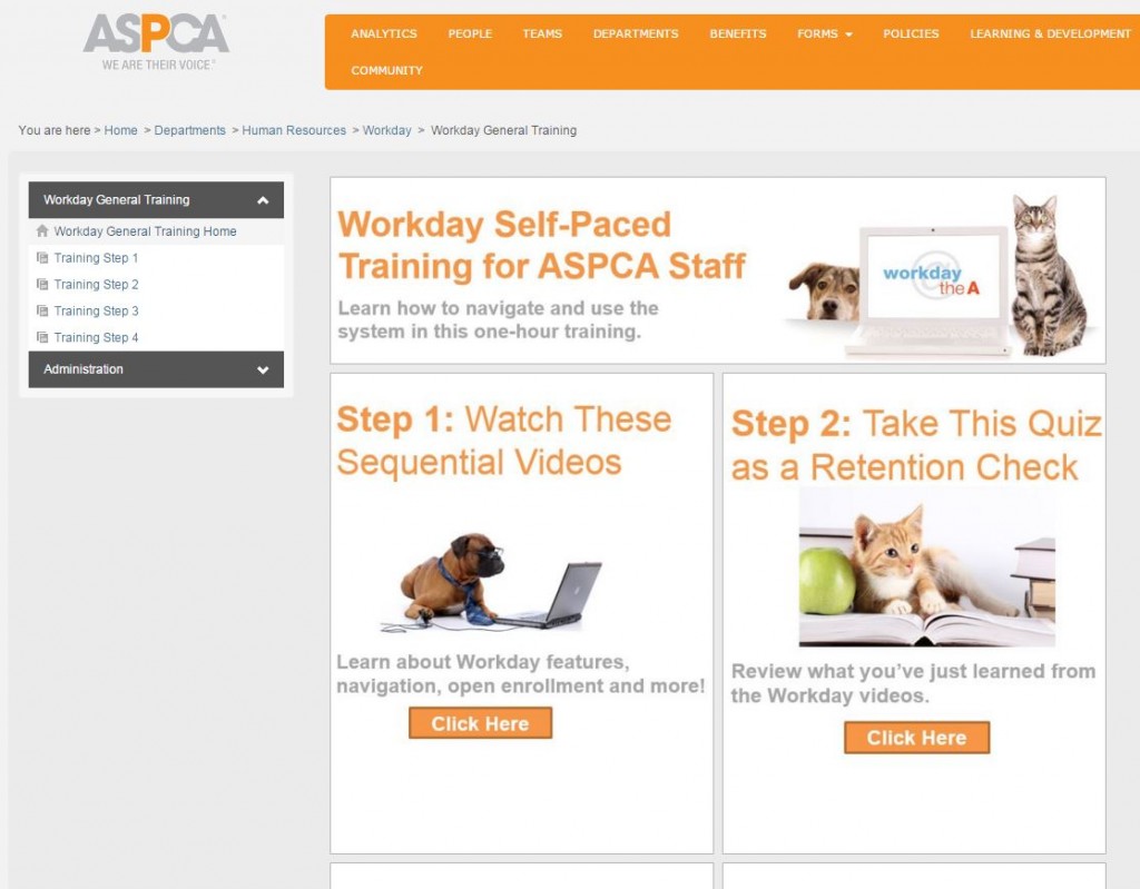 作为通信专业人员，您如何最大限度地利用您的内部网?ASPCA Workday集成